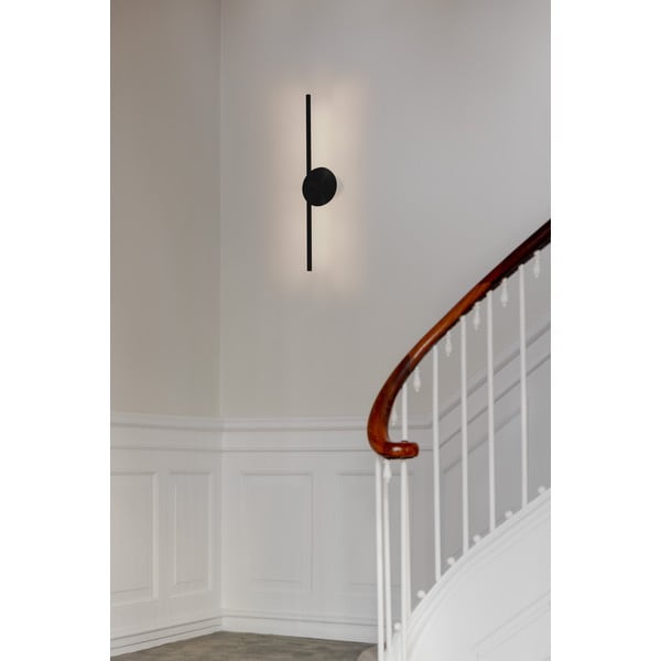 Crna metalna LED zidna lampa s mogućnosti zatamnjivanja Omni Wall – UMAGE-image-1