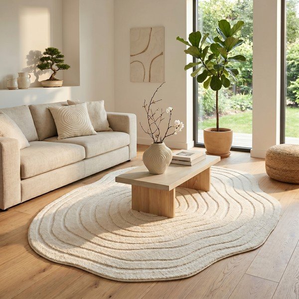 Krem tepih 160x230 cm Pebble – ESTE-image-3