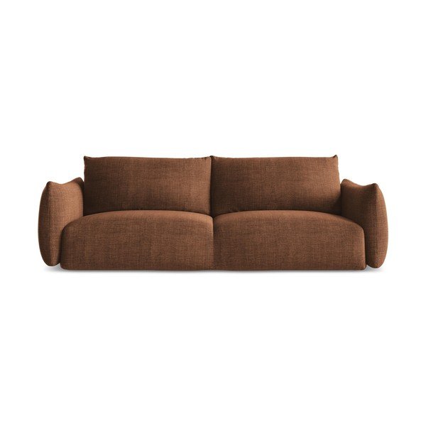 Sklopiva sofa boja terakote 230 cm Leila – Makamii
