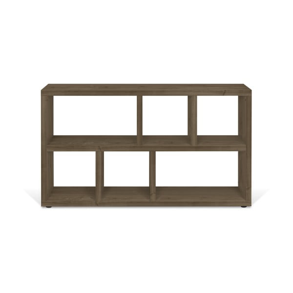 Smeđa biblioteka u dekoru oraha 150x83 cm Berlin – TemaHome