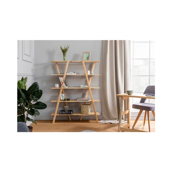 Polica od punog borovog drveta, visina 148 cm-image-3