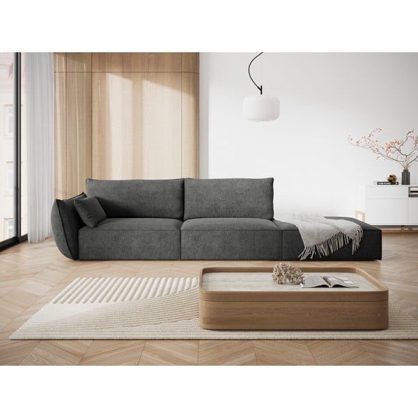 Siva ležaljka (s lijevim kutom) Vanda – Mazzini Sofas-image-1