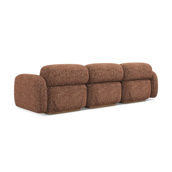 Narančasta/smeđa sofa 270 cm Ailani – Makamii-image-4