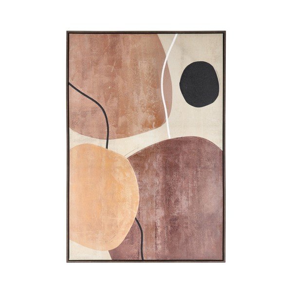 Tiskana/s ručno oslikanim elementima slika s okvirom/na platnu 83x123 cm Gallery – Bizzotto