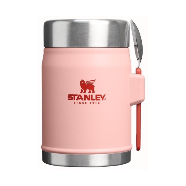 Termosica od nehrđajućeg čelika za hranu boja breskve 400 ml Legendary Food Jar + Spork Peach Rose – Stanley