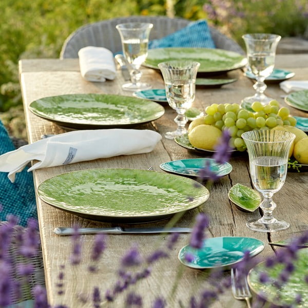 Zeleni tanjur od kamenine Costa Nova Riviera, ⌀ 31 cm-image-2