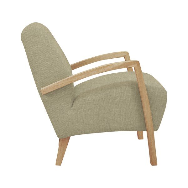 Bež fotelja sa svijetlim nogama Windsor &amp; Co Sofas Luna-image-1