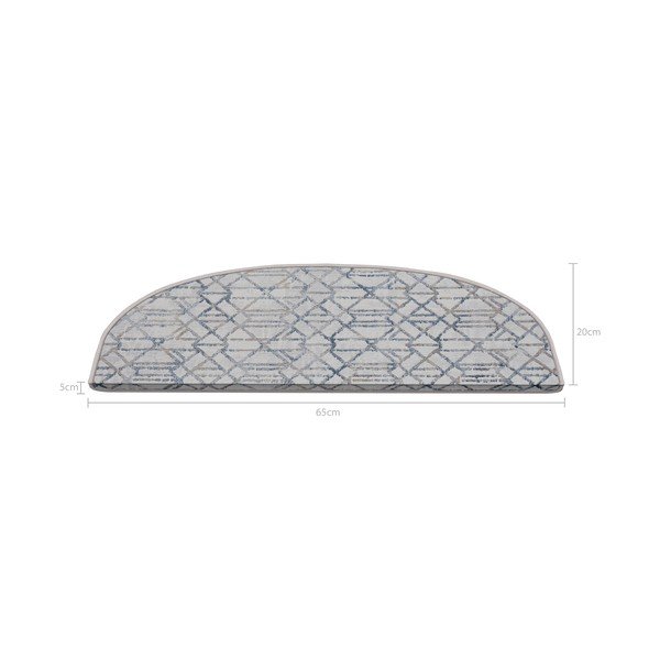 Sivi set tepiha za stepenice 16 kom 20x65 cm Cottage Warmth – Vitaus-image-2