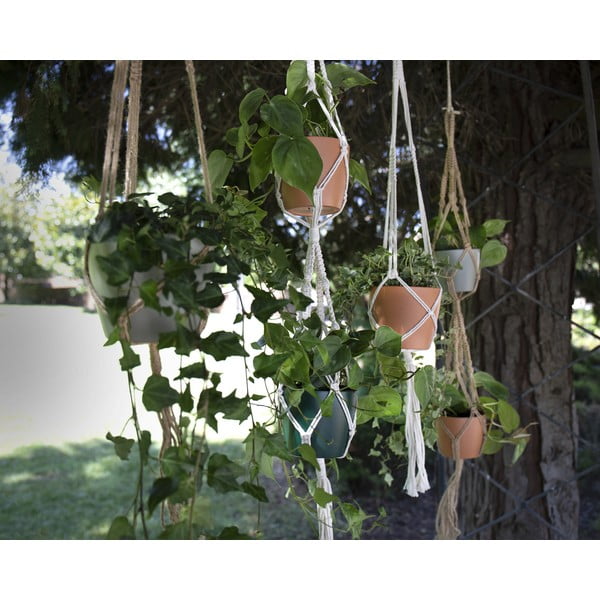 Tekstilni lanac za vješanje tegli za cvijeće ø 10 cm (visina 120 cm) Macramé – Artevasi-image-3