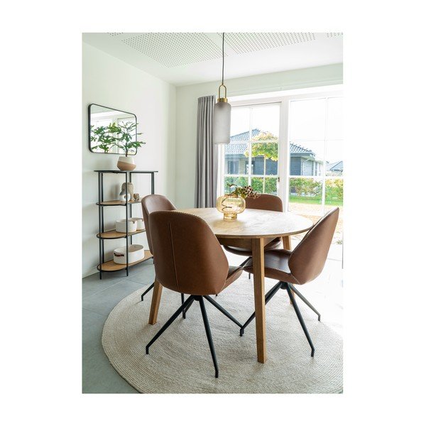 Svijetlo žuta staklena ručno izrađena vaza – House Nordic-image-2