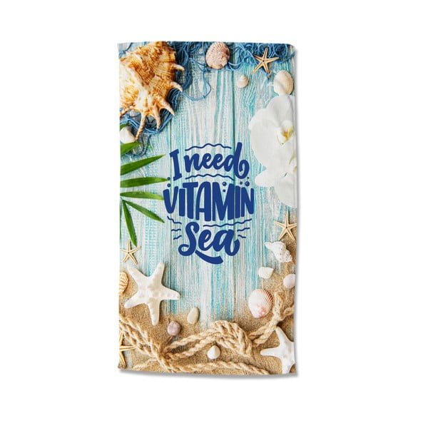 Ručnik za plažu od samta 100x180 cm Vitamin Sea – Good Morning