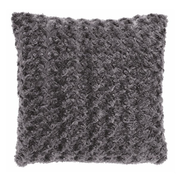 Tamno sivi jastuk Tiseco Home Studio Curl, 45 x 45 cm
