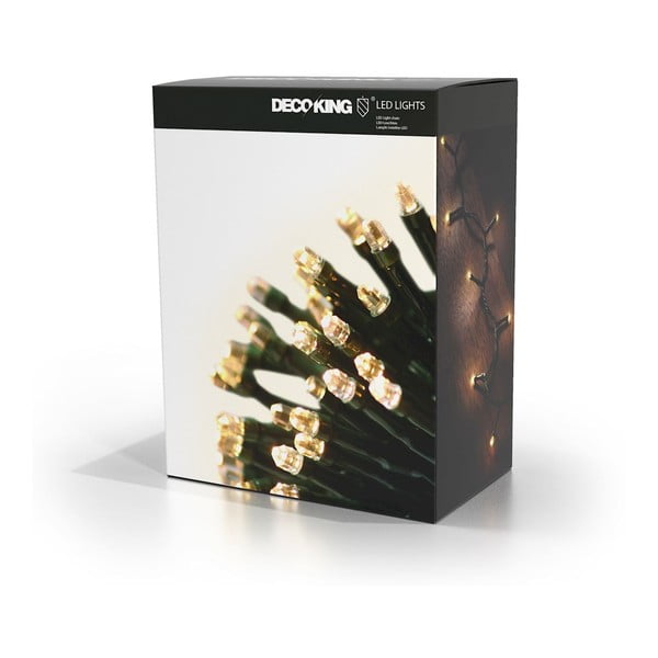 Zelena LED svijetleća girlanda DecoKing Chain, 200 svjećica, duljina 19,93 m-image-4