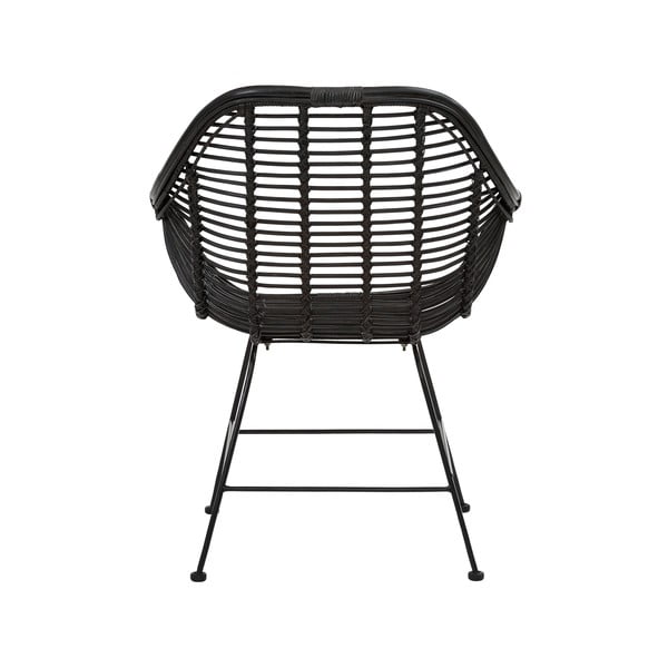 Blagovaonske stolice od crnog ratana u kompletu od 2 kom Kiran - Støraa-image-2