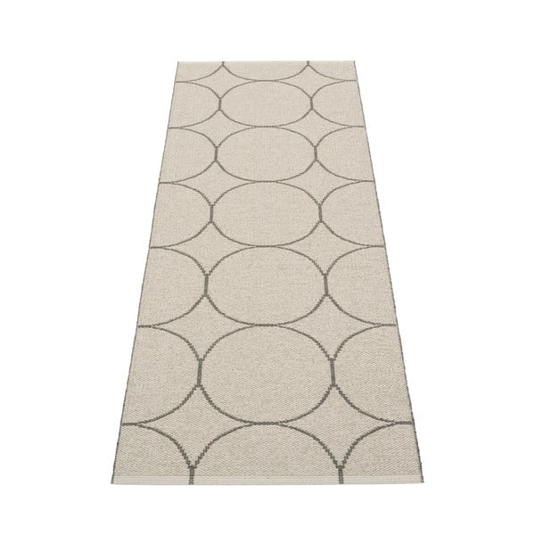 Tamno siva unutarnja i vanjska staza 70x200 cm Boo Charcoal Linen – Pappelina-image-1