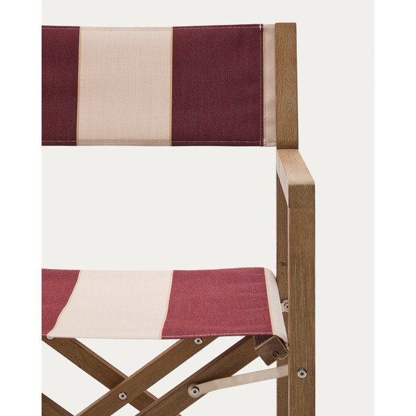 Bordo/bež vrtna stolica Vilara – Kave Home-image-2