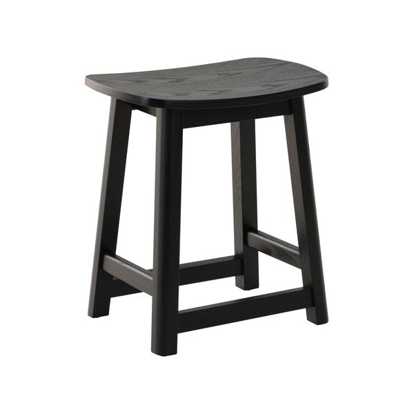 Crni stolac od čvrste jeseni Selene – Jotex