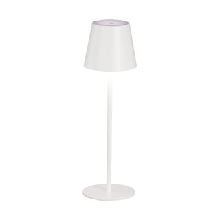 Bijela LED stolna lampa s metalnim sjenilom (visina 36,5 cm) Viletto – Fischer & Honsel