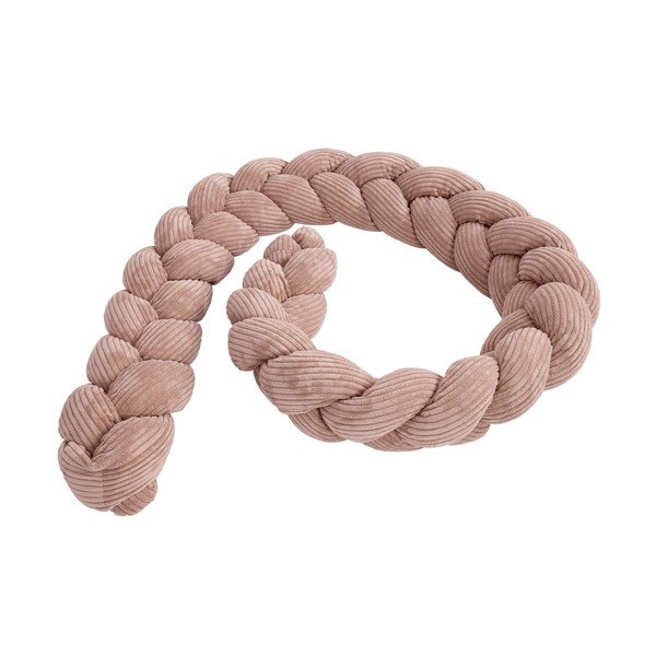 Ružičasta ograda za dječji krevet od samta 300 cm – Meowbaby