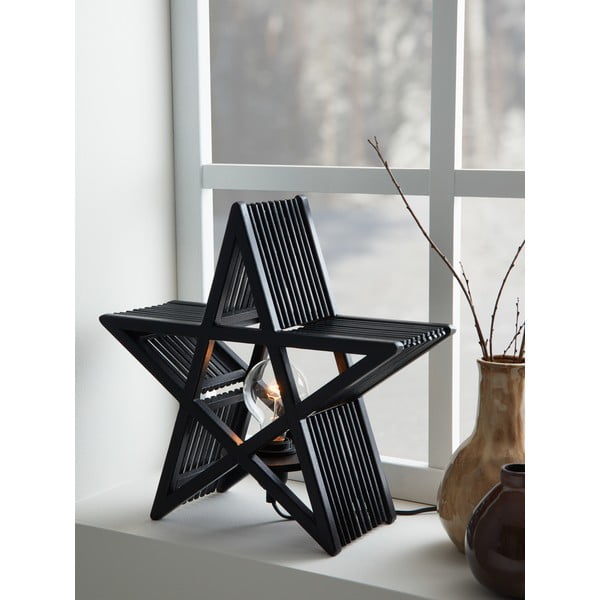 Crni božićni svjetlosni ukras Bamboo – Markslöjd-image-1