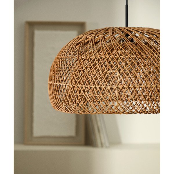 Sjenilo od ratana u prirodnoj boji ø 60 cm Isora – Kave Home-image-2