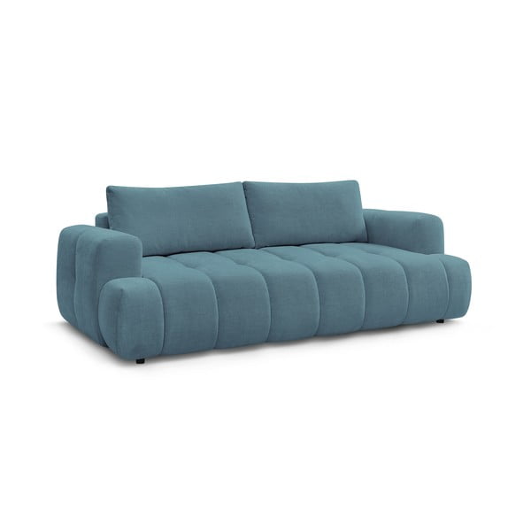 Plava sklopiva/s prostorom za odlaganje sofa 251 cm Fuji – Bobochic Paris-image-3