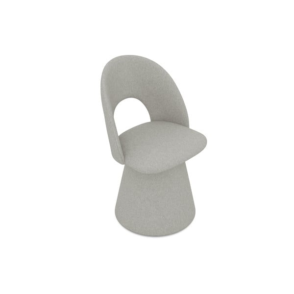 Svijetlo siva podstavljena blagovaonska stolica Kalo – Makamii-image-2