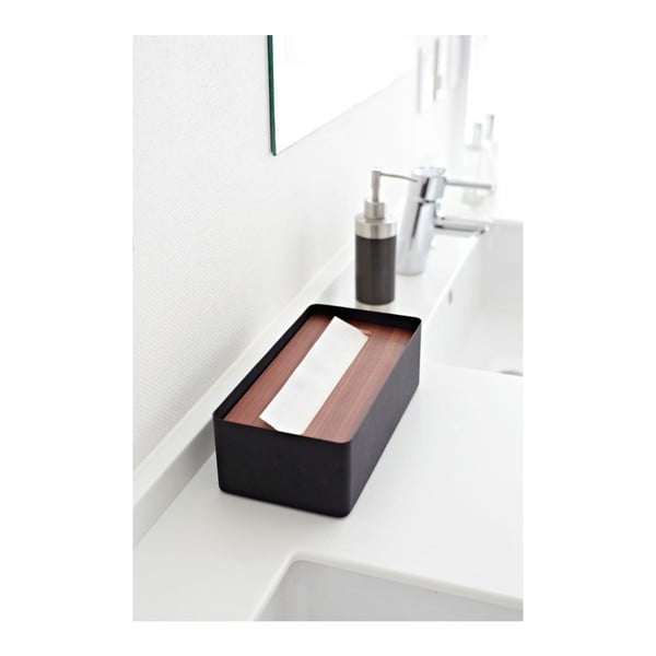 Crna kutija za papirne maramice YAMAZAKI Tsu-image-2