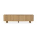 TV komoda u dekoru hrasta u prirodnoj boji 180x50,5x40 cm Padoc – MOME