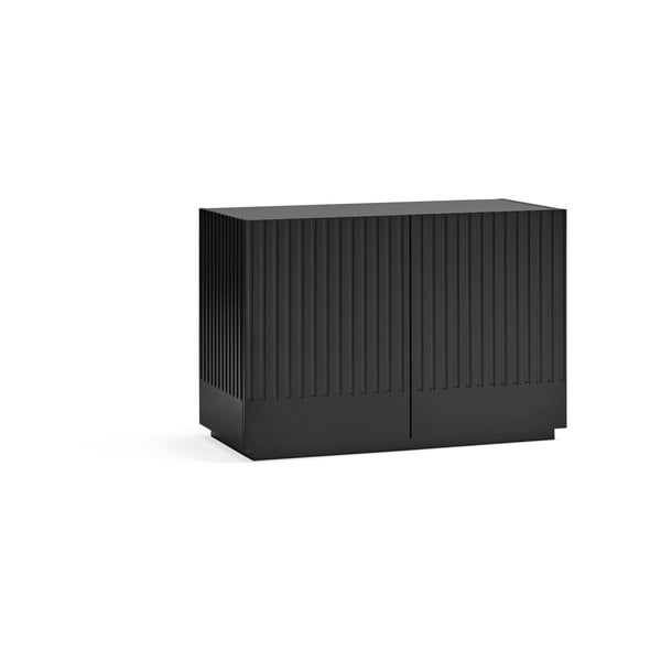 Crna niska komoda 100x70 cm Doric – Teulat-image-1