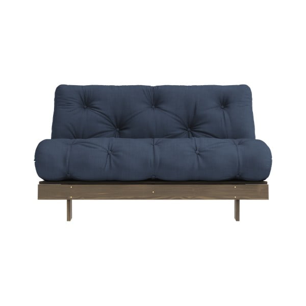 Tamno plava sklopiva sofa 140 cm Roots – Karup Design