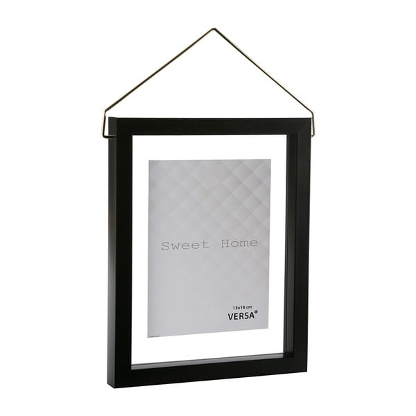 Crni viseći okvir za slike VERSA, za fotografiju 13 x 18 cm