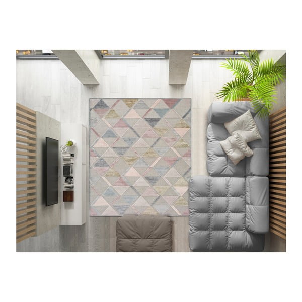 Sivi tepih Universal Margot Triangle, 120 x 170 cm-image-2