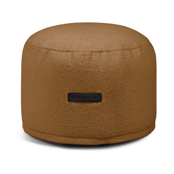 Smeđa vreća za sjedenje od bouclé tkanine Mini – SLOWDOWN