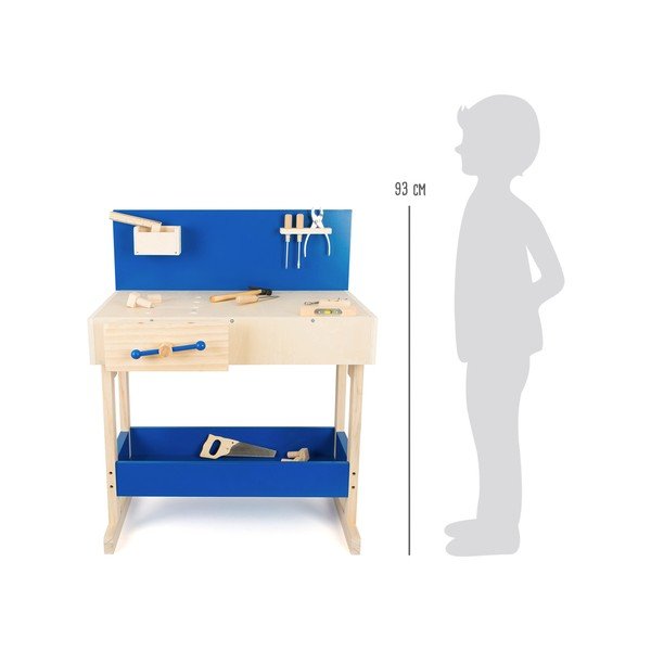 Set dječjeg drvenog radnog stola s alatima Legler Workbench-image-1