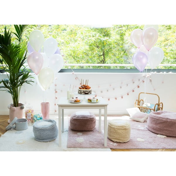 Ružičasti periv/ručno rađen pamučan dječji tepih 140x200 cm Noah – Lorena Canals-image-1