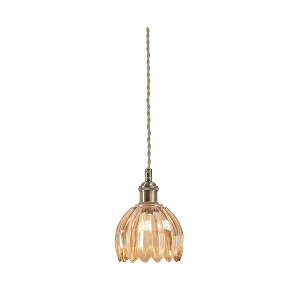 Jantarna metalna viseća svjetiljka sa staklenim sjenilom ø 13 cm Gota – Markslöjd