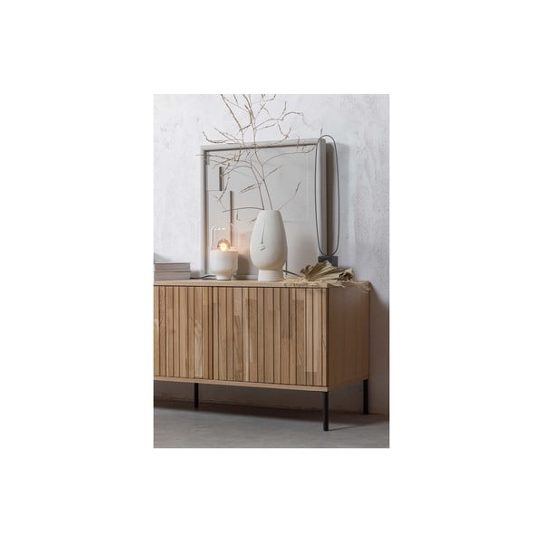 TV komoda u dekoru hrasta u prirodnoj boji 150x56x44 cm Gravure – WOOOD-image-4