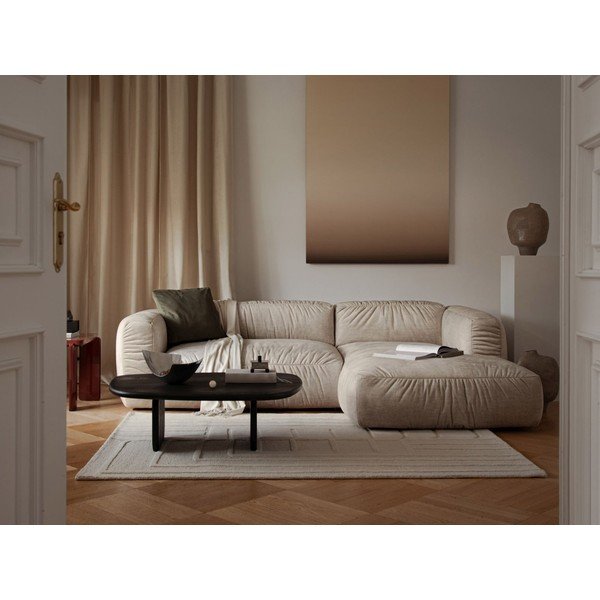 Bež sklopiva sofa 264 cm – Micadoni -image-1