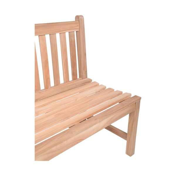 Vrtna klupa od masivnog drveta u prirodnoj boji Solo – Garden Pleasure-image-3