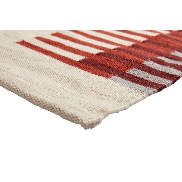 Bež-crveni tepih Hübsch Sarah, 80 x 200 cm-image-2