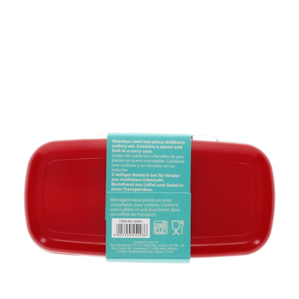 Dječji pribor za jelo 2 kom od nehrđajućeg čelika Baby Dinos – Rex London-image-4