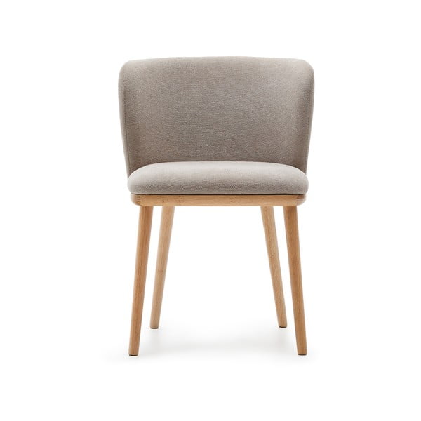 Svjetlo smeđa podstavljena blagovaonska stolica Ciselia – Kave Home-image-2