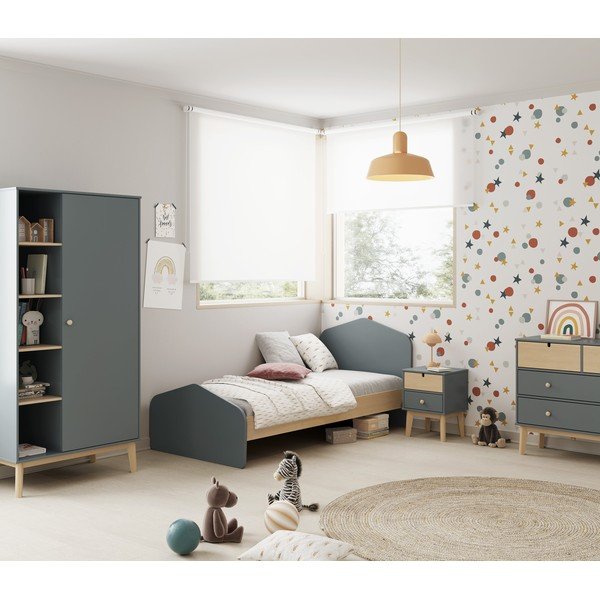 Dječji noćni ormarić prljavo zeleni Estefania – Marckeric-image-1