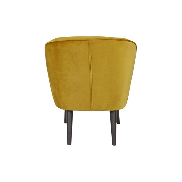 Fotelja senf žute boje WOOOD Sara-image-4