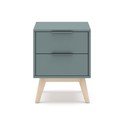 Noćni ormarić prljavo zeleni Pisco – Marckeric