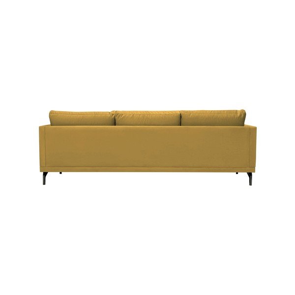 Žuta sofa s bazom u crnoj boji Windsor &amp; Co Sofas Jupiter-image-3