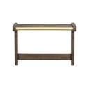 Tamno smeđa zidna vješalica od hrastovine Inverness - Rowico