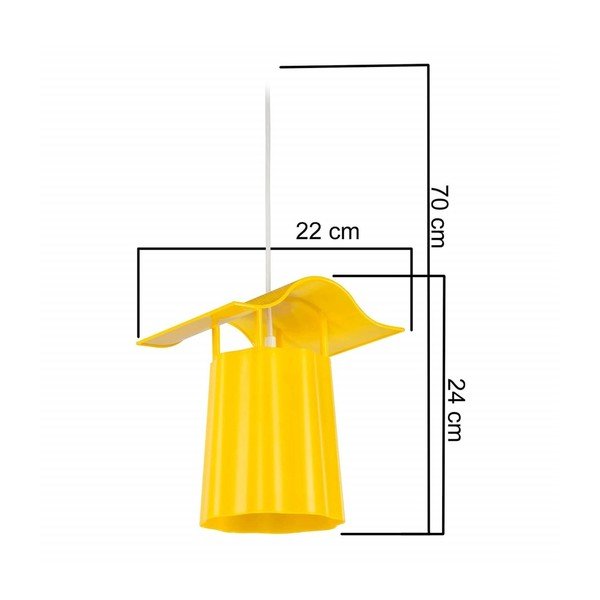 Žuti viseće vanjsko svjetlo Homemania Decor Luciana-image-2