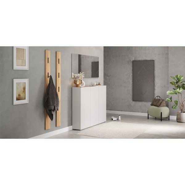 Krem ormarić u dekoru hrasta 138x105x25 cm Libbiano – Germania-image-1